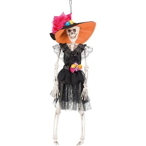 Décoration à suspendre mariée mexicaine 40 cm Dia de los muertos (1/2)