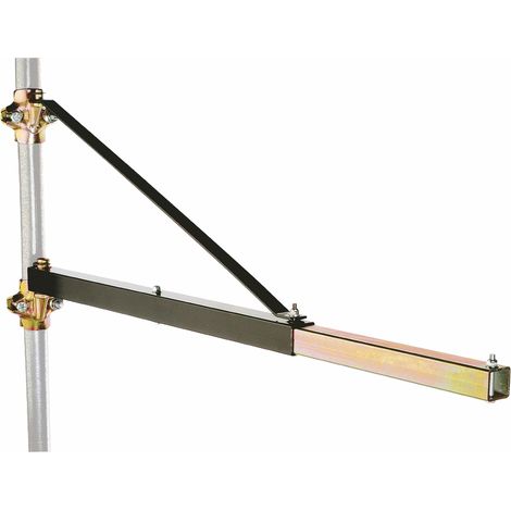 Ribitech – Potence pivotante pour palan électrique 1,10m – Acier laqué résistant – Charge max 600kg – Mécanisme pivotant pour levage précis (1/8)
