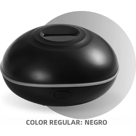 Humidificateur d'arômes ultrasonique (noir) 200 ml avec télécommande et 7 couleurs de lumière (1/5)