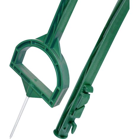 Picchetti da 155 cm in plastica verde per recinzioni CONFEZIONE DA 20 PEZZI