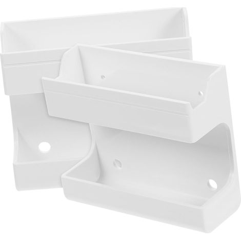 Mobile Phone Storage Wall Mounting Self-Adhesive Phone Holder for Remote Control Pack of 2 Space-Saving Organiser for Bedroom Living Room Office No Drilling (1/5)