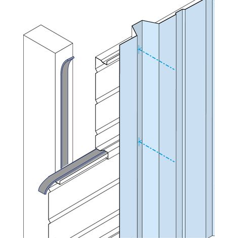 Vis autoperceuse P13 CAPINOX 6/2C + VI16 tête hexagonale 8 5,5x85mm RAL6005 100p - ETANCO - 263045-031