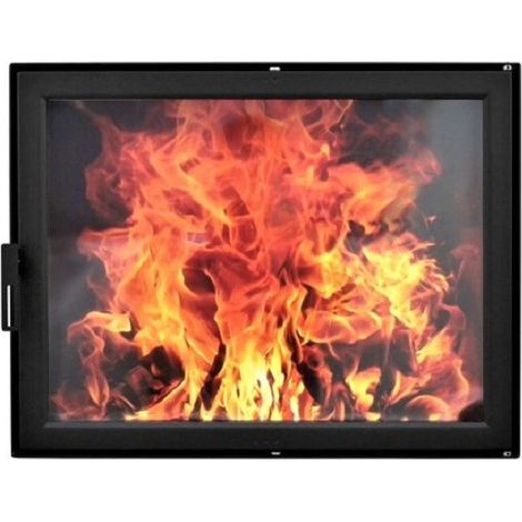 Porte de foyer HTT 302 Noire satin