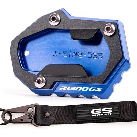 (Combo Blue) Compatible avec BMW R1300GS R 1300 GS R 1300GS 2024 + Accessoires : béquille latérale, extension, support, porte-clés maxpower (1/4)