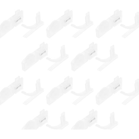 für Fliegengittertüren 10 Stück transparentes Polypropylen
