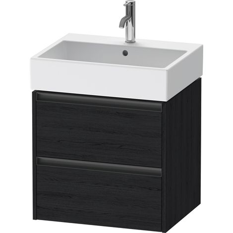 Duravit Ketho.2 bâti-support de lavabo suspendu, 2 tiroirs,