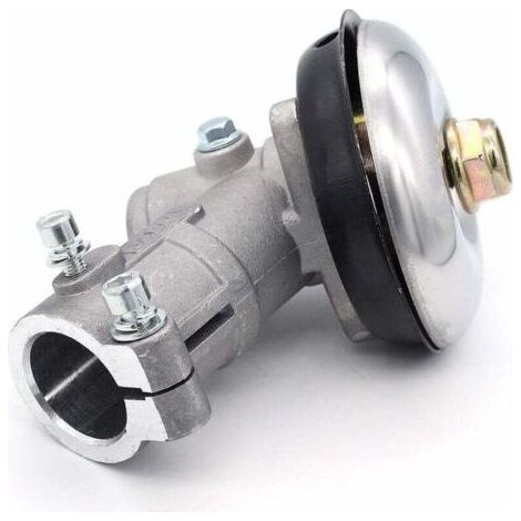 Renvoi d'angle Debroussailleuse 26mm, Tête d'engrenage Debroussailleuse Universelle Boîte de Vitesse de Tondeuse à Gazon pour Coupe Herbe/Tronconneuse (26mm, Rond de 9 Dents) (1/5)