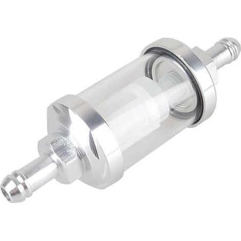 Filtre à essence universel - Transparent - Filtre à essence - Filtre à carburant en ligne universel - Lavable - Filtre à essence - Scooter - Moto - Pièces détachées - Accessoires moto (1/5)