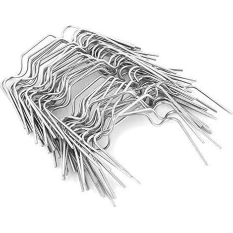 50pcs Acier Inoxydable W Type ¨Pais Serre Vitrage Clips Outil W Boucle ¨¤ Ressort ¨Quipement Pour Feuilles De Plexiglas Sur La Serre（77x32x15mm）