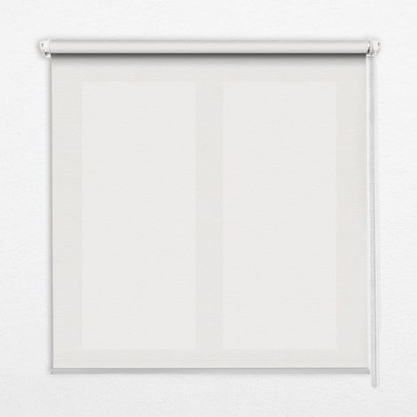 Tenda a Rullo Interna per Finestra - Tenda Filtrante Luce - Tenda Privacy - Tenda Decorativa Rettangolare - Rullo per Interni - (110 cm x 140 cm) - Bianco
