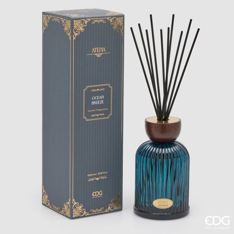 EDG Enzo De Gasperi Profumatore Bottiglia Atena Ocean Breeze H20 Ø11 cm – Profumo per Ambiente (1/3)