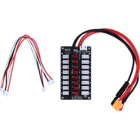 Chargeur LiPo JST XH 2S/3S Batterie Lithium Parallèle Double pour IMAX B6 B6AC, Connecteur Mâle, 2-3S (1/5)