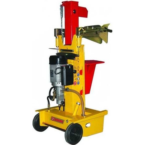 Zanon SLE-10 Spaccalegna Elettrico 3 HP 10 Tonnellate Taglio Verticale 90 cm Piano Lavoro 3 Posizioni Ruote per Trasferimento Uso Professionale colore Nero