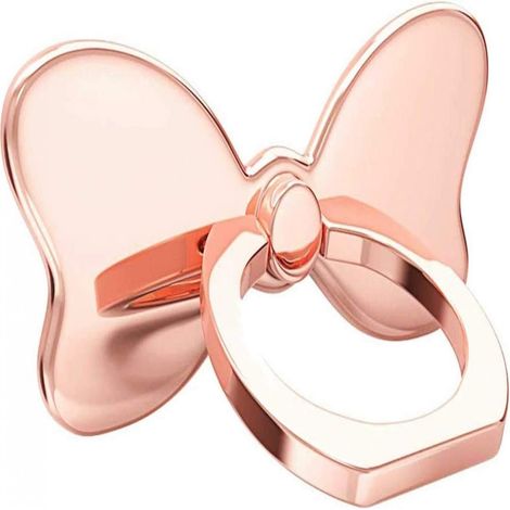 Support de téléphone portable en métal avec anneau de maintien, support arrière pliable, poignée, boucle, fixation voiture, crochet, béquille 360° pour iPhone et Samsung Galaxy - Accessoire mignon pou (1/5)