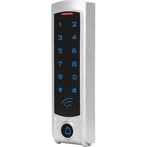 Clavier de contrôle d'accès et serrure intelligente avec lecteur de cartes RFID 125 kHz, compatible avec le protocole Wiegand 26. (1/5)
