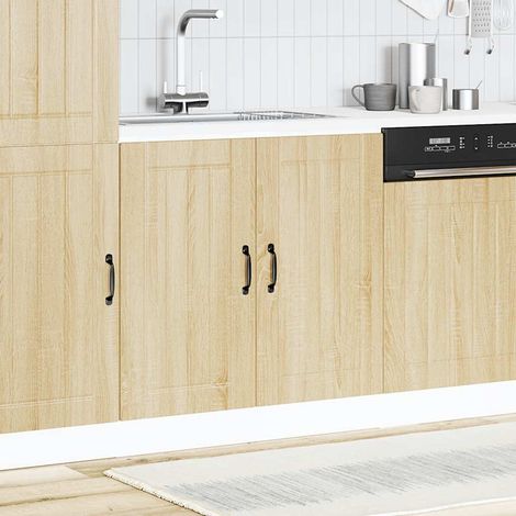 Maison Exclusive - Mobile Base Lavello Lucca Rovere Sonoma in Legno Multistrato
