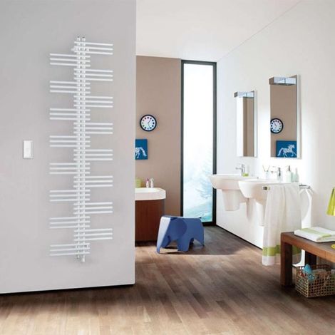 Sèche-serviette ACOVA MANAVA électrique 750W Largeur 60cm IHD TMVSS075060EDAF (1/3)