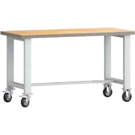fahrbare Werkbank mit Buchen-Multiplexplatte 1500mm