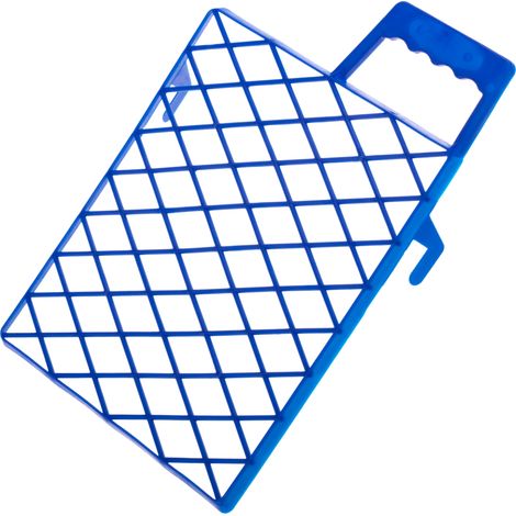 PrimeMatik - Grille de seau de peinture en plastique bleu