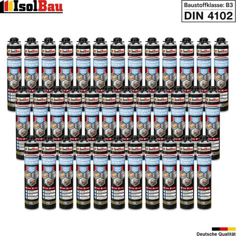 Brunnenschaum 36 x 750ml Bauschaum Pistolenschaum Montageschaum IsolBau (1/5)