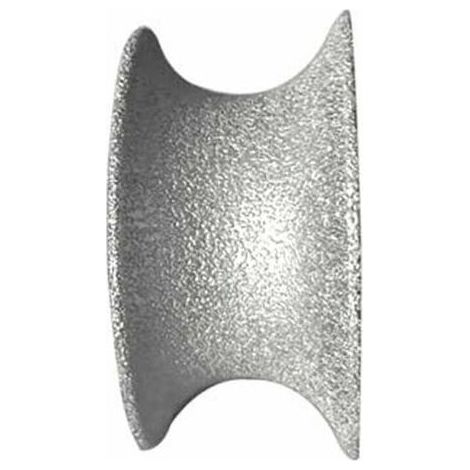 Kaelt - Roue de meulage diamant brasé marbre verre rainuré bord roue de meulage Quartz pierre plaque semi - circulaire bord type roue concave Épaisseur de meulage: 30 mm (1/5)