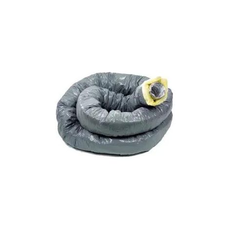 Condotto flessibile isolato Atlantic grigio 6 metri 80 mm