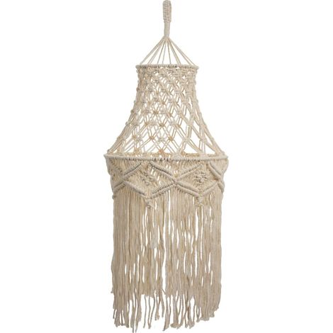 Bohemian Macrame Lampshade 80 x 30 cm Ideal for Bedroom and Wedding Decoration (1/5)