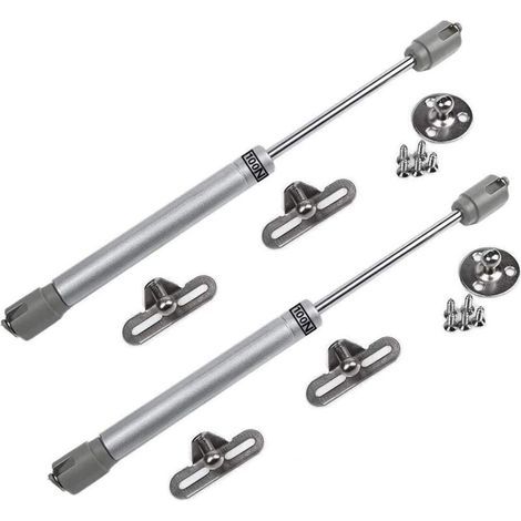 2 Stück 100-N-Gasfedern, hydraulische Möbelfedern, Original-Gasdruckdämpfer für Küchenschranktüren, pneumatischer Hebelarm zum Anheben von Schranktüren (1/5)