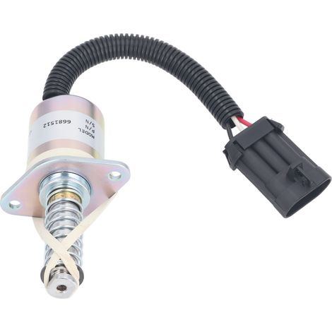 Bobine d'électrovanne de frein 12 V 6681512, électrovanne d'arrêt de carburant pour chargeuse compacte Bobcat S150 S160 S185 (1/5)