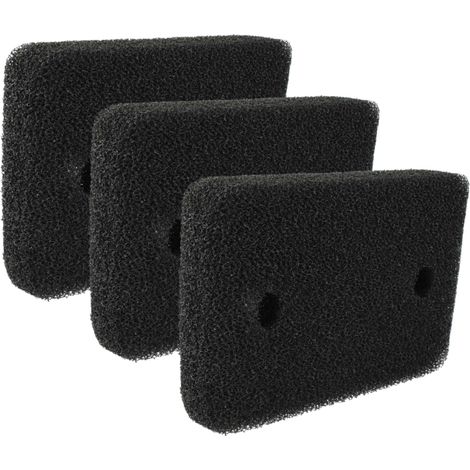 vhbw 3x Feinfilter kompatibel mit Miele T 8627 WP EcoComfort, T 8626 WP EcoComfort, T 8000 WP EcoCare, T 8000 Supertronic Wäschetrockner