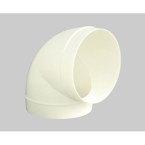 Marley Bogen 90° rund für Rohr 150 mm Ø, weiß Lüftungsrohre
