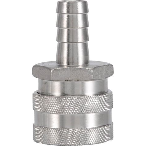 Raccord rapide en acier inoxydable pour brassage amateur, 1/2" BSP. (1/5)