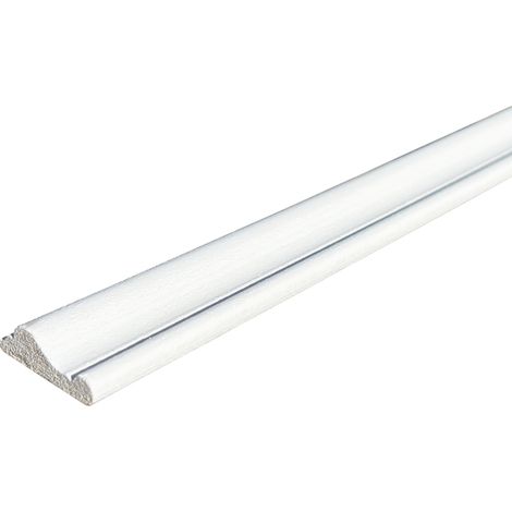Lot de 25 moulures encadrements LXVI Prépeint Blanc MDF, L.2,44 m x l.2,8 cm x Ep.9 mm