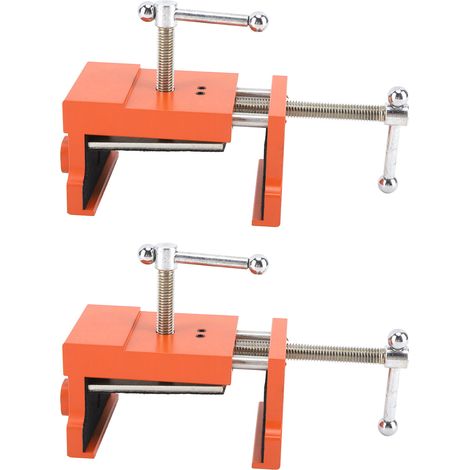 Lot de 2 serre-joints pour meubles, en alliage d'aluminium, pour le travail du bois (charge maximale : 200 kg).
