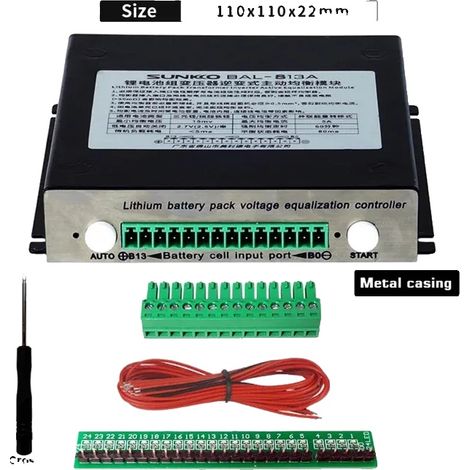 Aktiver Balancer, kompaktes Design, verbesserte Leistung, 4S-13S 8A mit Gehäuse (1/2)
