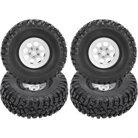 x 1,9 Zoll Gummireifen für RC-Car-Felgen, kompatibel mit 1/10 Crawlern und 115 mm Durchmesser. (1/5)