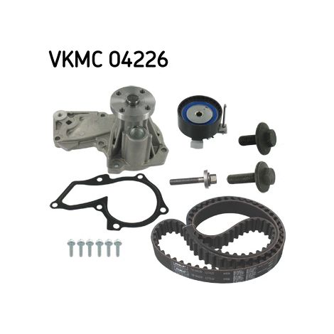 Pompe à eau + kit de courroie crantée SKF VKMC 04226 FORD 1004297 1004299