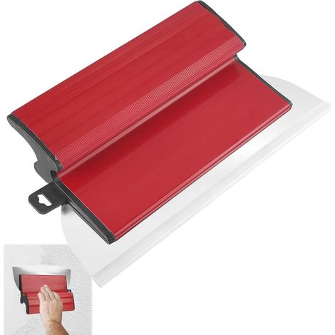 Spachtelmesser für Trockenbauwände, 25 cm, mit 0,35 mm starker Edelstahlklinge, halbflexibel