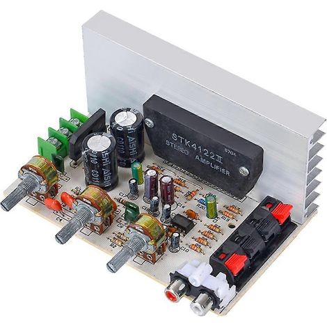 0W+50W STK4132 Verstärkerplatine DX-0408 2.0 Kanal Doppel-Hochleistungsverstärker zum Selbstbau (1/5)