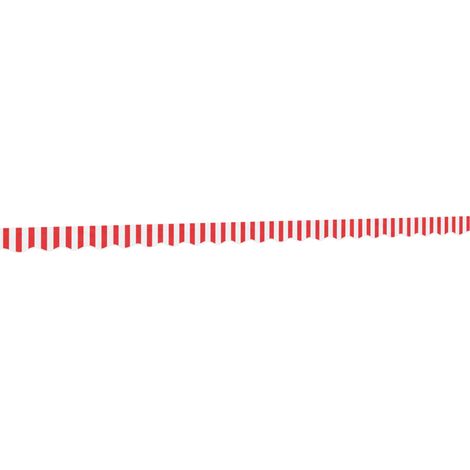 Tela de cenefa de toldo de repuesto rayas rojo y blanco 500 cm vidaXL