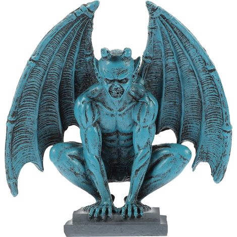 de démon gothique en résine représentant un personnage de