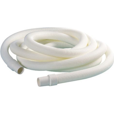 Tuyau Flottant Spiralé 12m Pour Nettoyage de la Piscine Ø38mm Blanc - 57504 (1/3)
