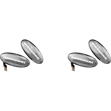 4x Dynamische LED-Seitenmarkierungsleuchten mit Blinkerfunktion für Nissan Qashqai J10 X-Trail T31 Cube Juke Leaf Micra WeißJXLGV (1/5)