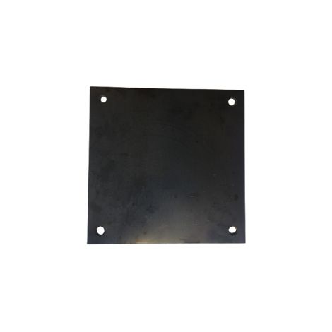 Platine acier percée 250x250x10 (1/2)