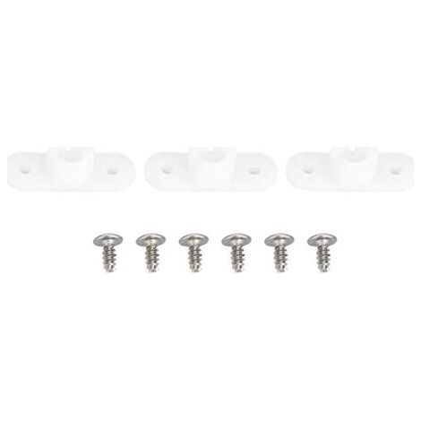 Clips para faros delanteros, fijaciones de ABS para faros delanteros, clips embellecedores para faros delanteros para Discovery 1 y 2 (blanco)