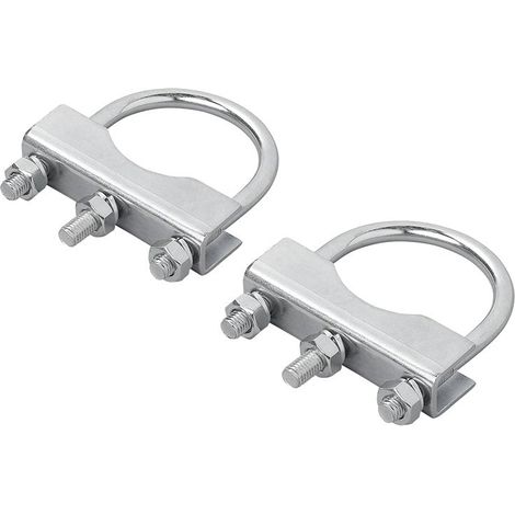 Support en u rond 6070mm pour pince a roue jockey - lot de 2 pieces (1/5)