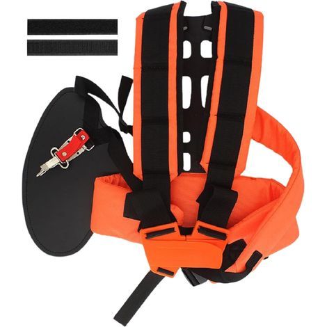 Double shoulder strap for brush cutter, double adjustable shoulder strap for brush cutter, comfortable shoulder straps for lawnmower, carrying strap, Double Shoulder Strap for Brush Cutter (1/5)