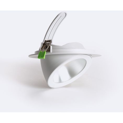 Spot Downlight LED Orientable Rond 60W 120 lm/W No Flicker Blanc Chaud 2800K - 3200K 60º (1/5)
