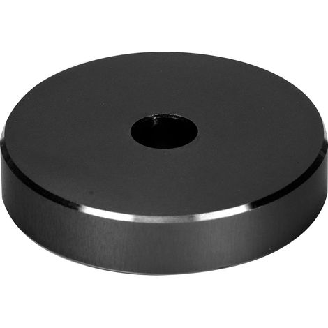 Adaptateur 45 tr/min, Adaptateur Tourne-disque 45, Tourne-disque, Adaptateur Tourne-disque 45 tr/min Feuille de Conversion pour Trous Grands Feuille de Conversion en Vinyle Noir (BLACK) (1/5)