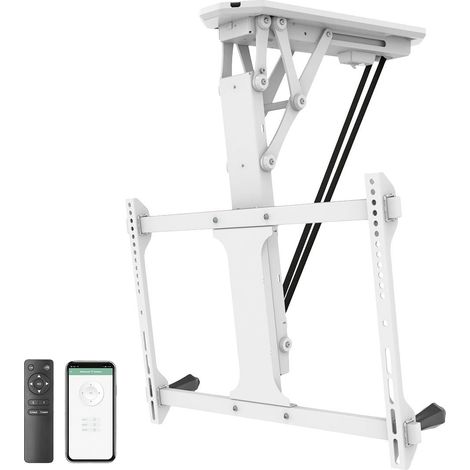 Support TV plafond motorisé HL44MWL – Pour écrans 32-70" – Charge max 35 kg – Commande par application – Inclinaison 75° – My Wall